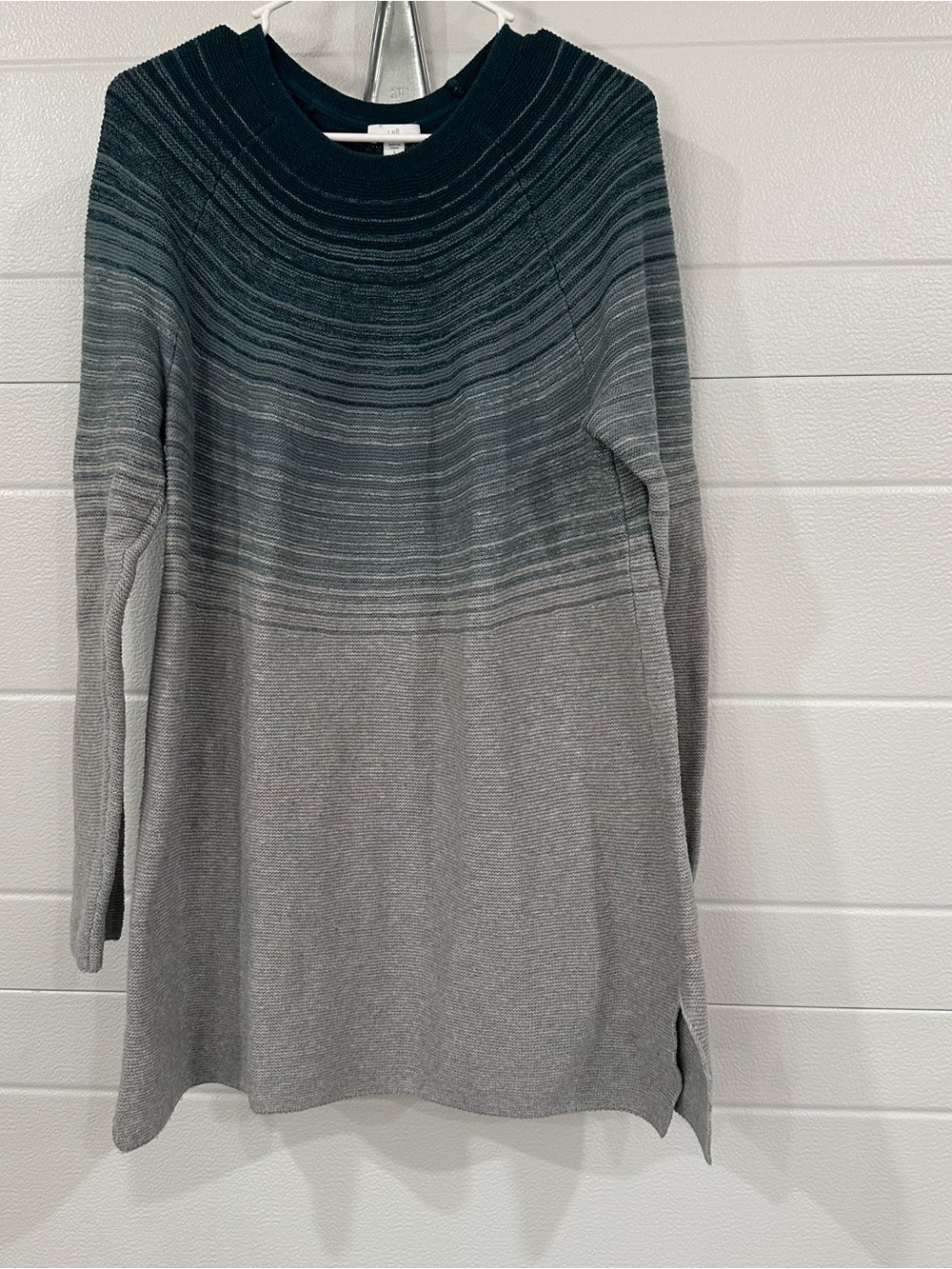 J.Jill ombré tunic sweater,large,cozy,winter,casual